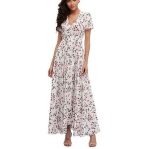 Women's Floral Maxi Dress Sz M